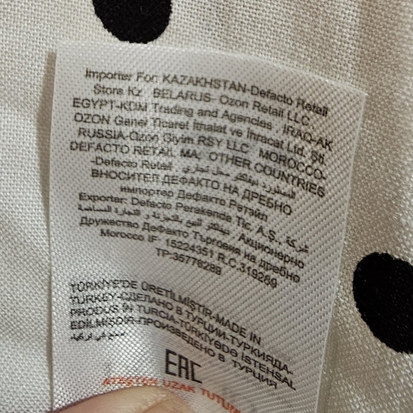 DeFacto • "Young Summer" Dress • Sleeveless Polka Dot Print • Sz 29 (US size 6) - Picture 6 of 7